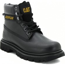 Caterpillar Colorado Black Siyah Deri Erkek Bot