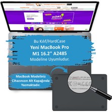 McStorey Macbook Pro Kılıf 16.2 inç M1-M2-M3, Parlak Kristal (Touchbarsız 16.2" Pro) A2485 A2780 A2991 ile Uyumlu