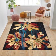 Rovigo Home Dijital Baskı Yıkanabilir Kaymaz Taban Salon Halısı  RVG1772