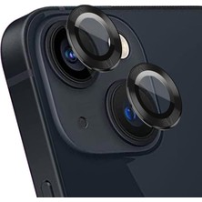 Microsonic Apple iPhone 13 Mini Tekli Kamera Lens Koruma Camı Siyah