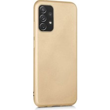 Microsonic Matte Silicone Samsung Galaxy A73 5g Kılıf Gold