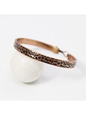 Coho Tılsım Bakır El Yapımı Antique Motifli Bileklik