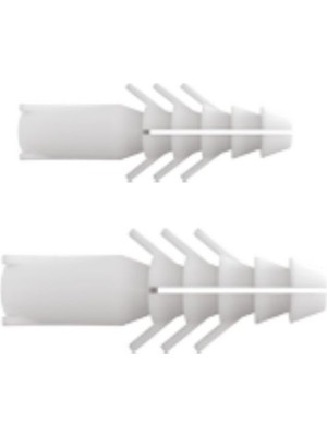 Emirhan Nalbur Plastik Dübel Beyaz No: 7 mm ( 1000 Adet )