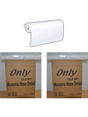 Only 2 Koli Muayene Masa Örtüsü (1 Koli Içi = 2'li x 6 Paket)