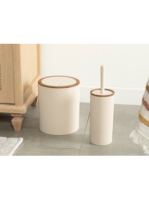 English Home Evelyn 2'li Banyo Seti Bej