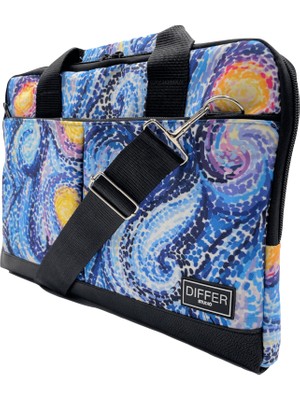 Differ Studio 15.6'' Inç Van Gogh Desen Laptop/macbook/notebook/bilgisayar/evrak Çantası