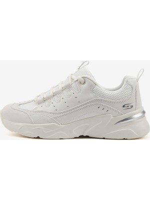 Skechers Bobs Bamina - Star Strikez Kadın Bej Sneaker 117355 OFWT