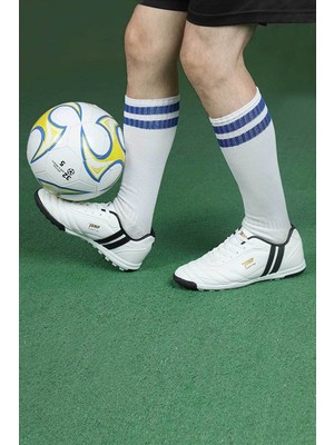 Jump 13258 Erkek Siyah Beyaz Halı Saha Futbol Ayakkabı 36/45 -1