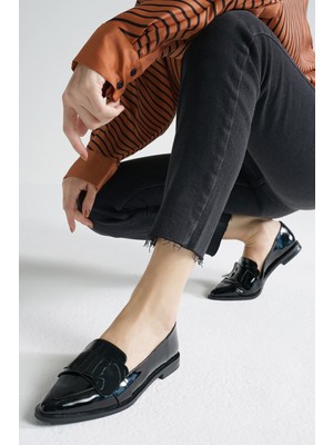 Mio Gusto Nora Taba Renk Kadın Loafer Günlük Düz Ayakkabı