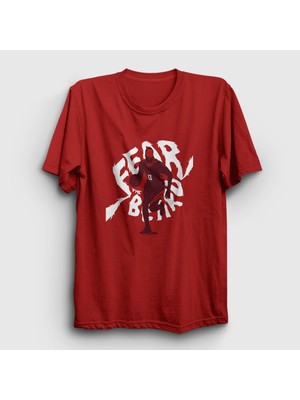Presmono Unisex Kırmızı Fear James Harden Basketbol T-Shirt