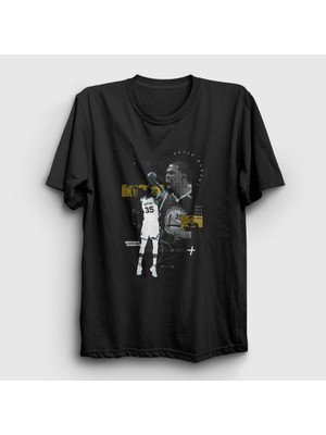 Presmono Unisex Siyah Kevin Durant Basketbol T-Shirt