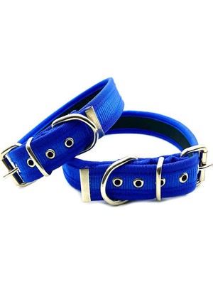 Tasma Market Yumuşak Dokulu Kolon Köpek Boyun Tasması Lacivert