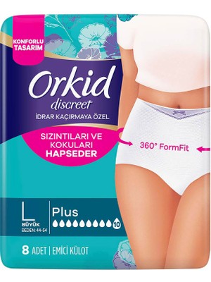 Orkid Discreet Emici Külot Large 8'li