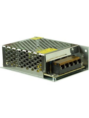 Ata Elektronik Metal 12 Volt 5 Amper 12V 5A Şerit LED Kamera Dvr Güç Kaynağı Trafo Tırafo Adaptör
