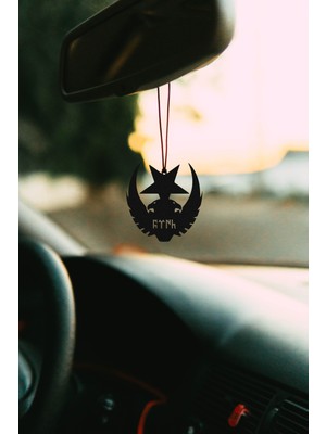 Oyunzu Araba Süsü Metal Ikiz Kartal Dikiz Aynası Süsü Hediyelik