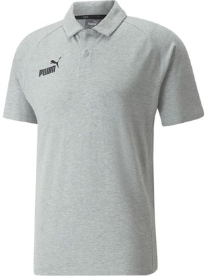 Puma Teamfinal Casuals Polo Erkek Futbol Polo Tişörtü 65738433 Gri