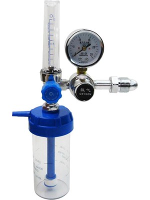 Flameer Oksijen Inhaler Oksijen Regülatörü 1-100MPA Basınç Düşürücü Ölçer Akış Ölçer (Yurt Dışından)