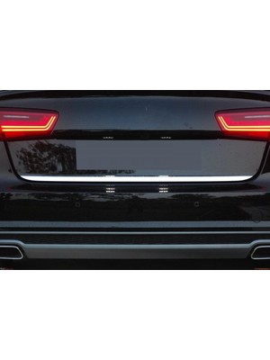 A&G Tuning Audi A6 Krom Bagaj Alt Çıta Formlu 2011-2017 Arası Paslanmaz Çelik