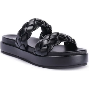 Nine West Kımberly  2fx Siyah Kadın Kalın Taban Terlik