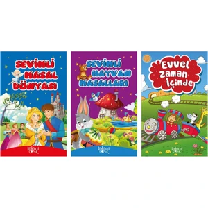 Çocuklar Için Masal Kitapları - Çocuklar Için Her Güne Yeni Bir Masal 3' Lü Set (Ciltli)