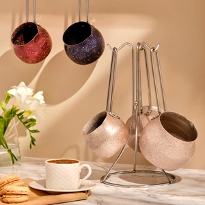 Biogranit Steel Plus Cezve Takımı Rose