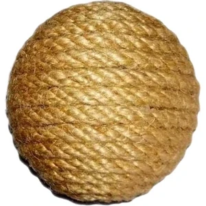 El Yapımı Organik Jüt Halat Kedi Oyun Topu Xl