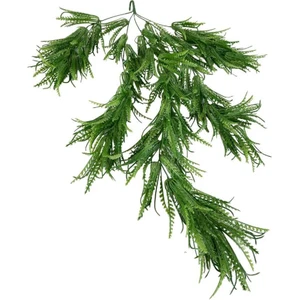 Yapay Çiçek Sarkan Çiçek Yeşil FERN723 Yapay Sarmaşık 70*30CM Uv Katkılı Güneşe Dayanıklı