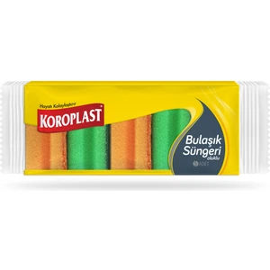 Oluklu Bulaşık Süngeri 5'li