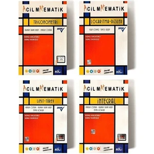 Acil Yayınları AYT Matematik Fasikül Set Logaritma Trigonometri Limit Türev İntegral Set 2022