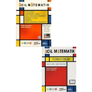 Acil Yayınları Fonksiyonlar + Polinom Çarpanlara Ayırma, Tek Kitap 6 Matematik Fasikülü 2'li Set Yeni