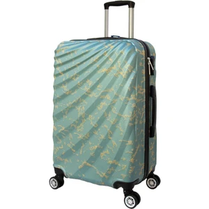 WX-300 Baskılı Mint Yeşili Orta Boy Valiz