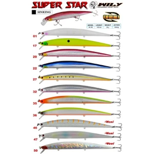 Süper Star 18.5 cm Maket Balık 36 gr (Sinking) - 50