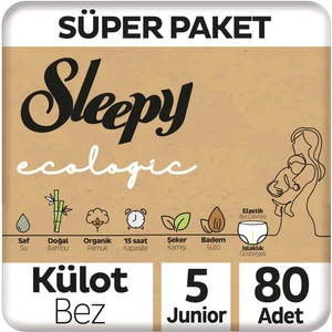 Ecologic Süper Paket Külot Bez 5 Numara Junior 80'li