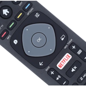 Ata Elektronik Philips 4K Ultra Ince Smart LED Tv 43 Pus 6101 /12 Klavyesiz Tuşu Model Kumandası Netflix Smart Tuş