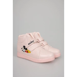 Baskılı Pudra Cırtlı Bot