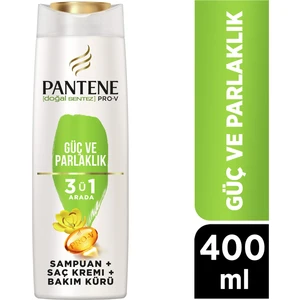 Pro-V Güç Ve Parlaklık 3'Ü 1 Arada Şampuan; 400ml