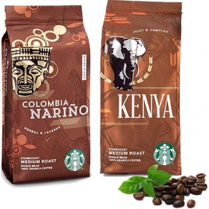 Kenya ve Colombia Çekirdek Kahve 250 gr 2'li