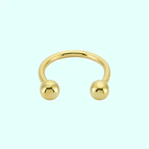 Sembol Gold Altın Burun Hızma Piercing 14 Ayar Sade Top