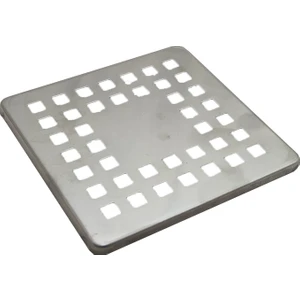 Yıldırım Nalbur 2 Adet Yer Sifonu Süzgeci Kapak Küçük Boy Metal Paslanmaz Duş Süzgeci Kapağı Gider Kapağı 9.5 cm