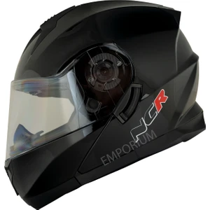 Ncr Çene Açılır Parlak Siyah Kask