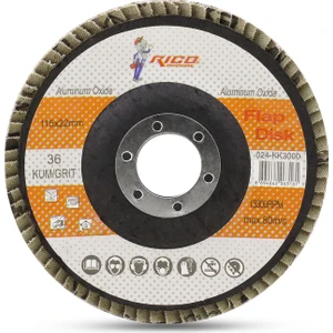 Avuç Içi Taşlama Flap Disk Zımpara 115 mm 36 Kum