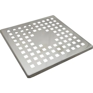 Yıldırım Nalbur 2 Adet Yer Sifonu Süzgeci Kapak Büyük Boy Metal Paslanmaz Duş Süzgeci Kapağı Gider Kapağı 14.5 cm