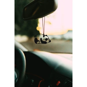 Araba Süsü Metal Panda Motif Dikiz Aynası Süsü Hediyelik