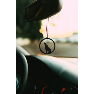 Araba Süsü Metal Minimal Kurt Dikiz Aynası Süsü Hediyelik