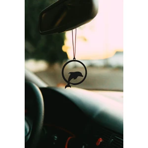 Araba Süsü Metal Minimal Yunus Dikiz Aynası Süsü Hediyelik