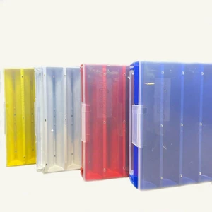Çift Taraflı Plastik Sahte Kutusu - Kırmızı
