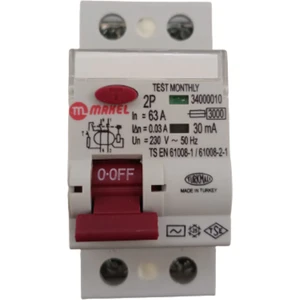 2X63 30MA Kaçak Akım Koruma Makel