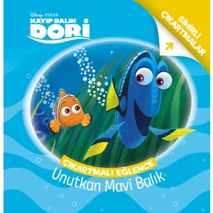 Disney Kayıp Balık Dori Çıkartmalı Eğlence Unutkan Mavi Balık