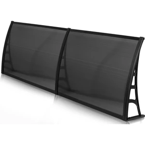 LOTUS Kapı Pencere Üstü Pratik Sundurma 70 x 240 cm - Siyah