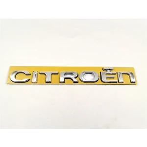 Behin Dizayn CITROEN UYUMLU C5 Nikel Bagaj Yazısı 135mm-12mm